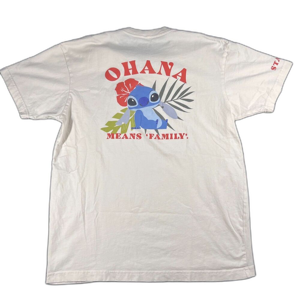 Stance Stitch The Crew Short Sleeve Crew Neck Ohana Graphic T-Shirt